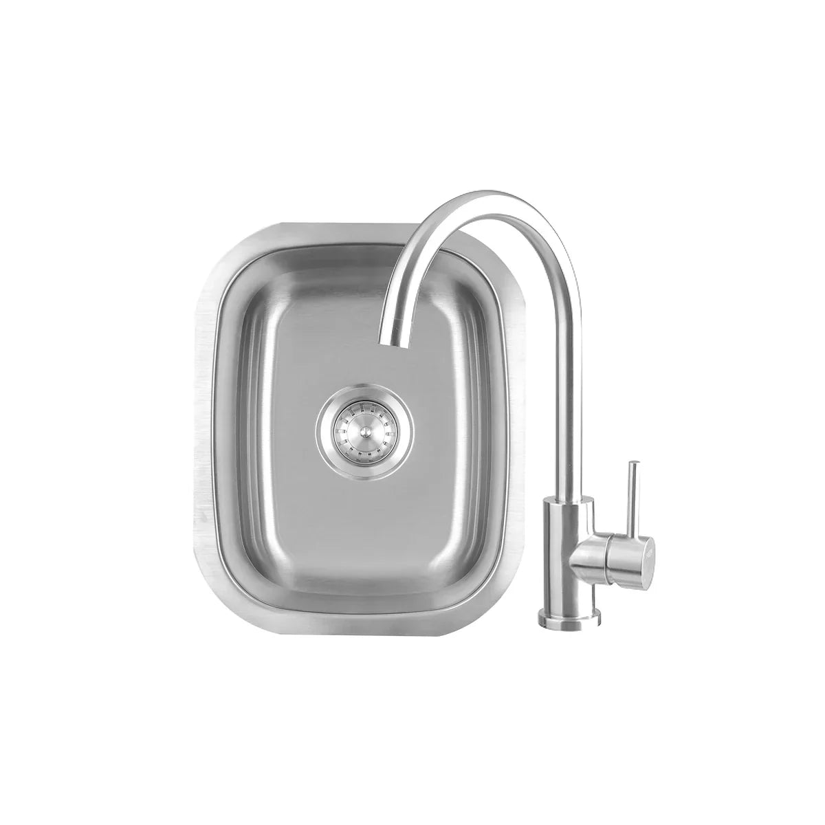 Summerset 19-Inch Undermount Sink & 360º Hot/Cold Faucet | SSNK-19U