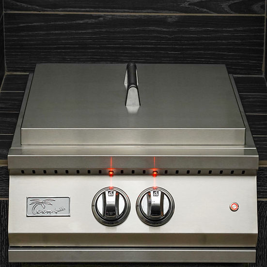 KoKoMo Professional Built-in Power Burner with Led Lights and Removable Grate for Wok