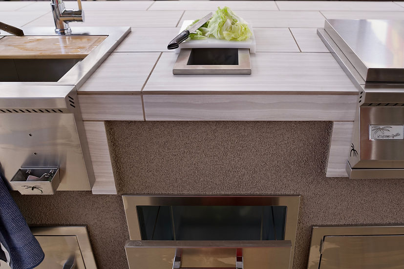 KoKoMo Trash Chute and Cutting Board