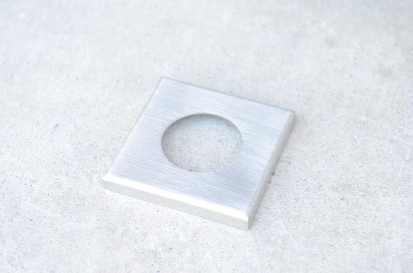 KoKoMo Outdoor Kitchen Stainless Steel Tile Umbrella Sleeve Trim Kit DIY