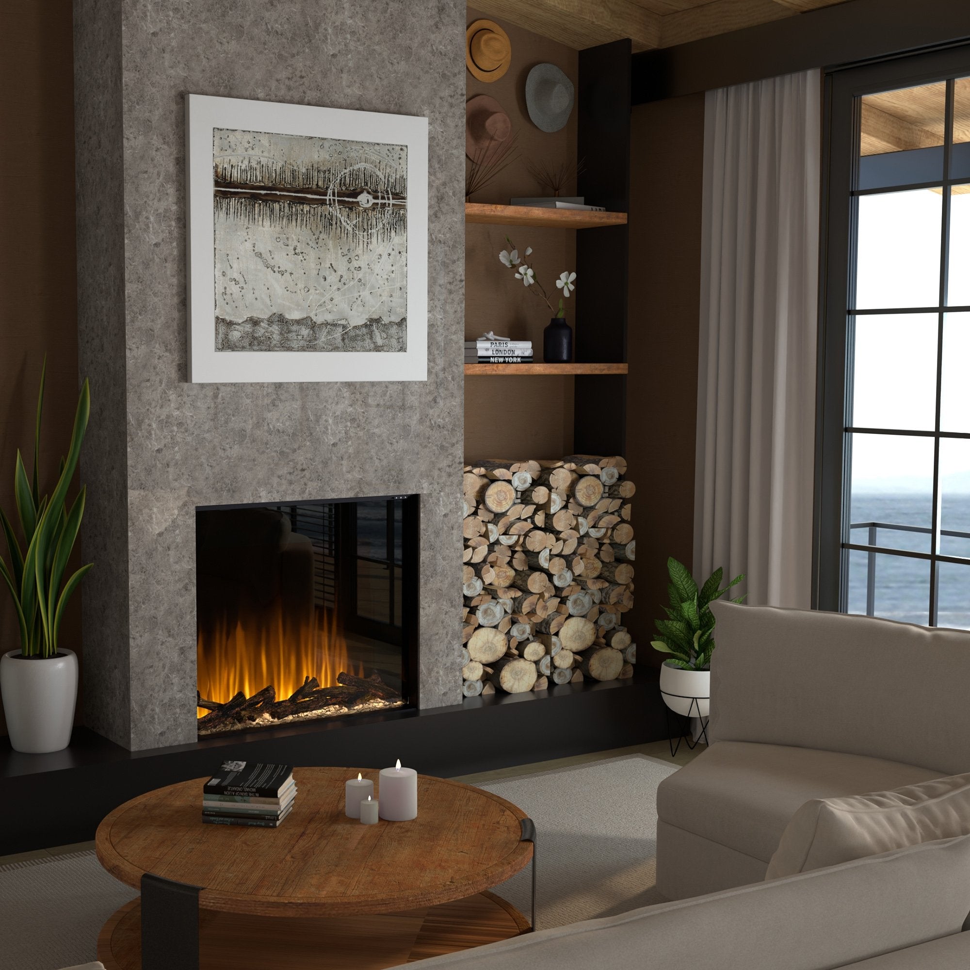 Dimplex Ignite Aspire Built-In Firebox Electric Fireplace