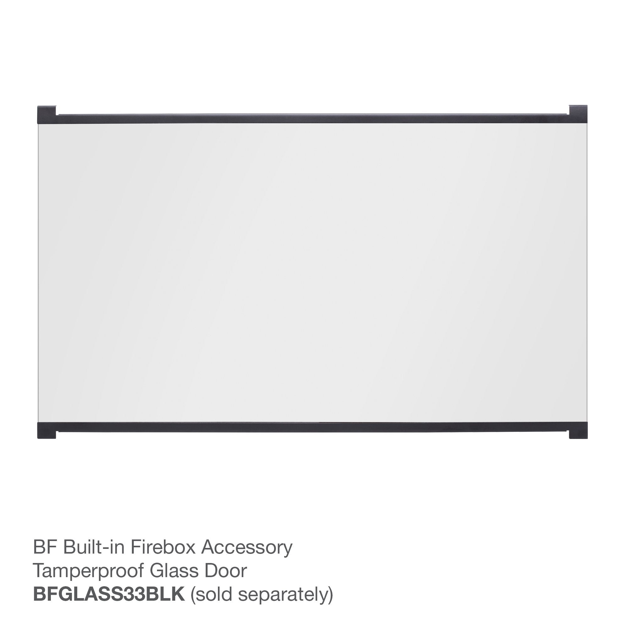 Dimplex 29in Tamper Proof Glass Front For BF33DXP