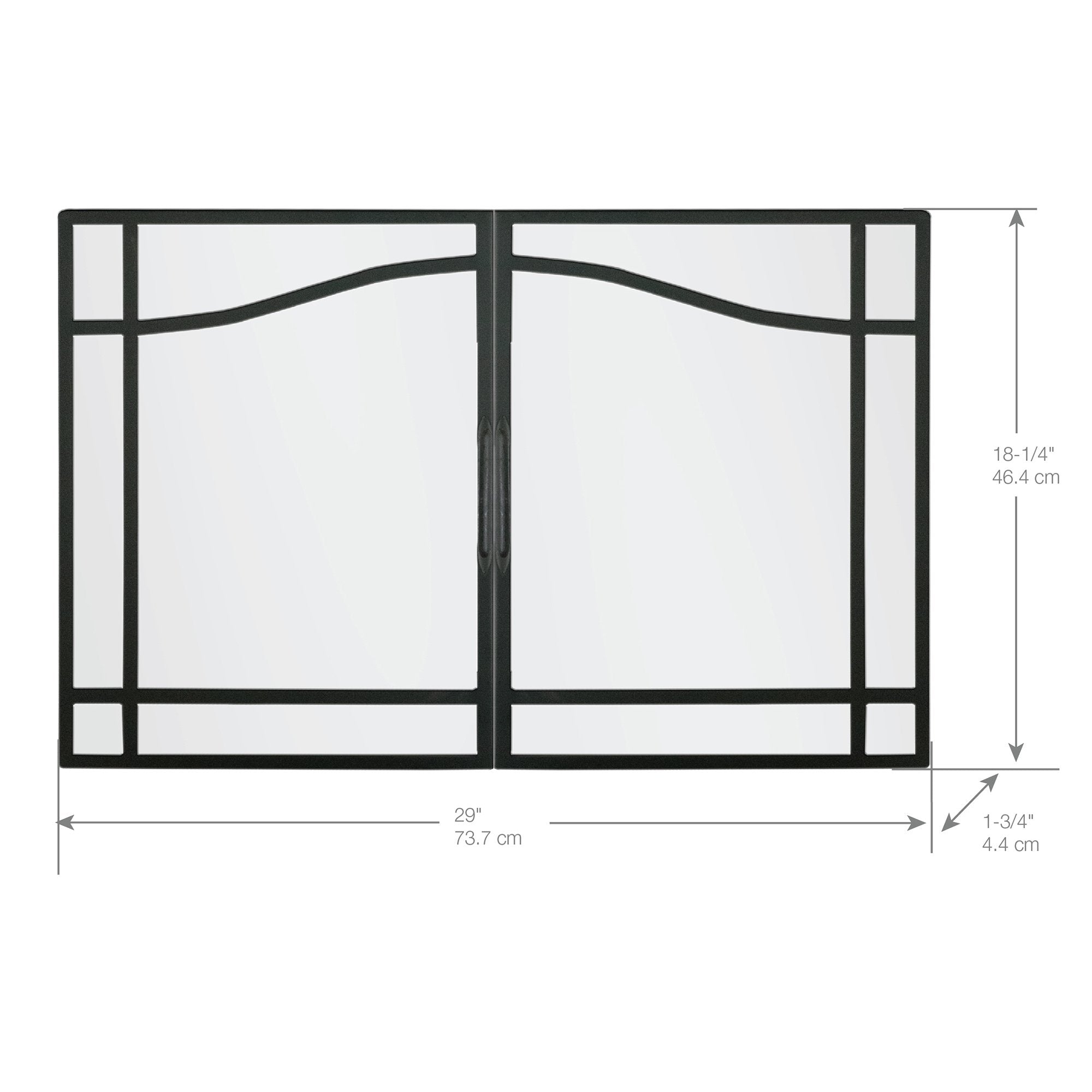 Dimplex 29in Glass Swing Doors For BF33DXP Fireboxes