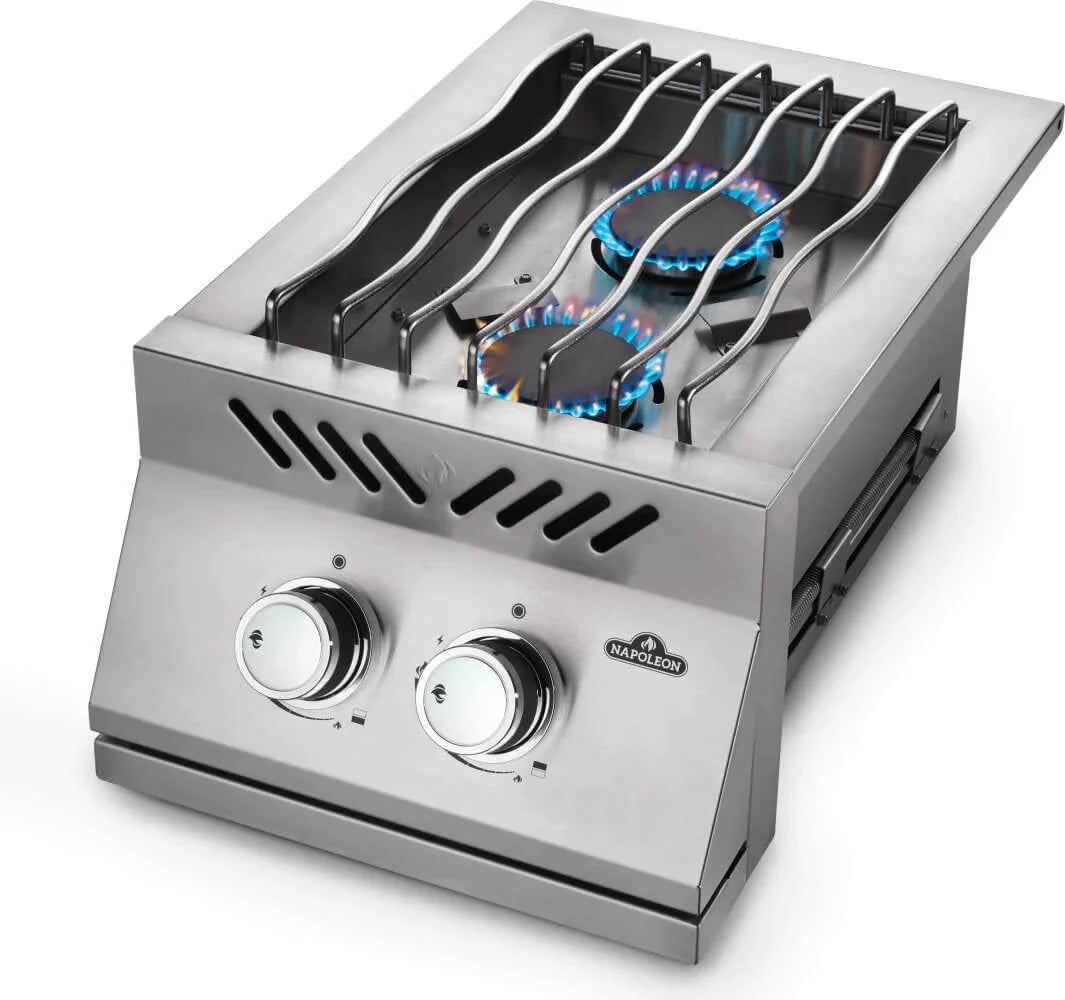 Napoleon 500 Series Inline Dual Range Top Burner with 202 square inches of cooking space