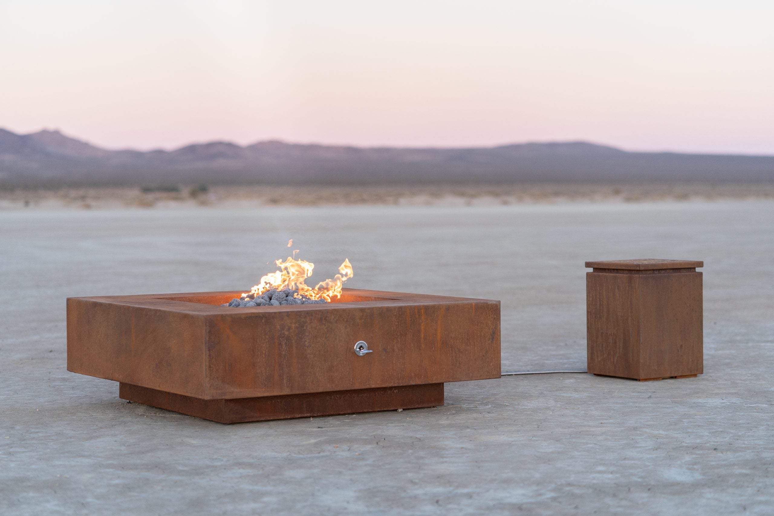 The Outdoor Plus Cabo Square Fire Pit - Metal Collection