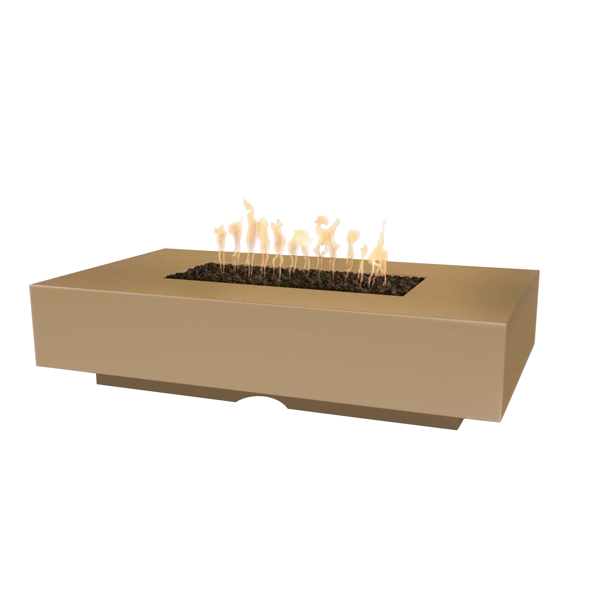 The Outdoor Plus Cabo Linear Fire Pit - GFRC Concrete