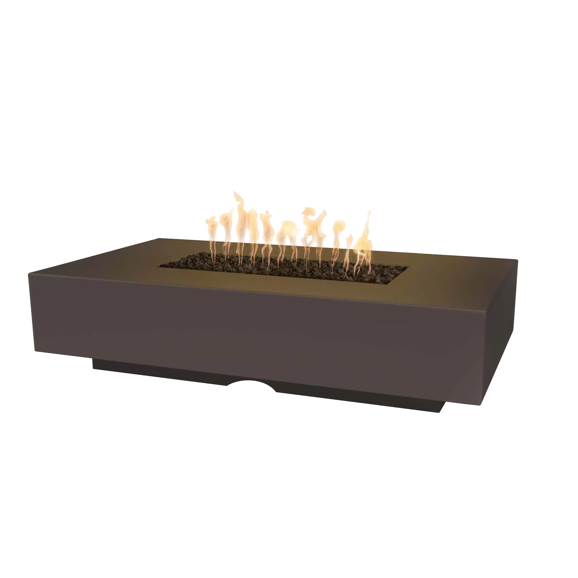 The Outdoor Plus Cabo Linear Fire Pit - GFRC Concrete