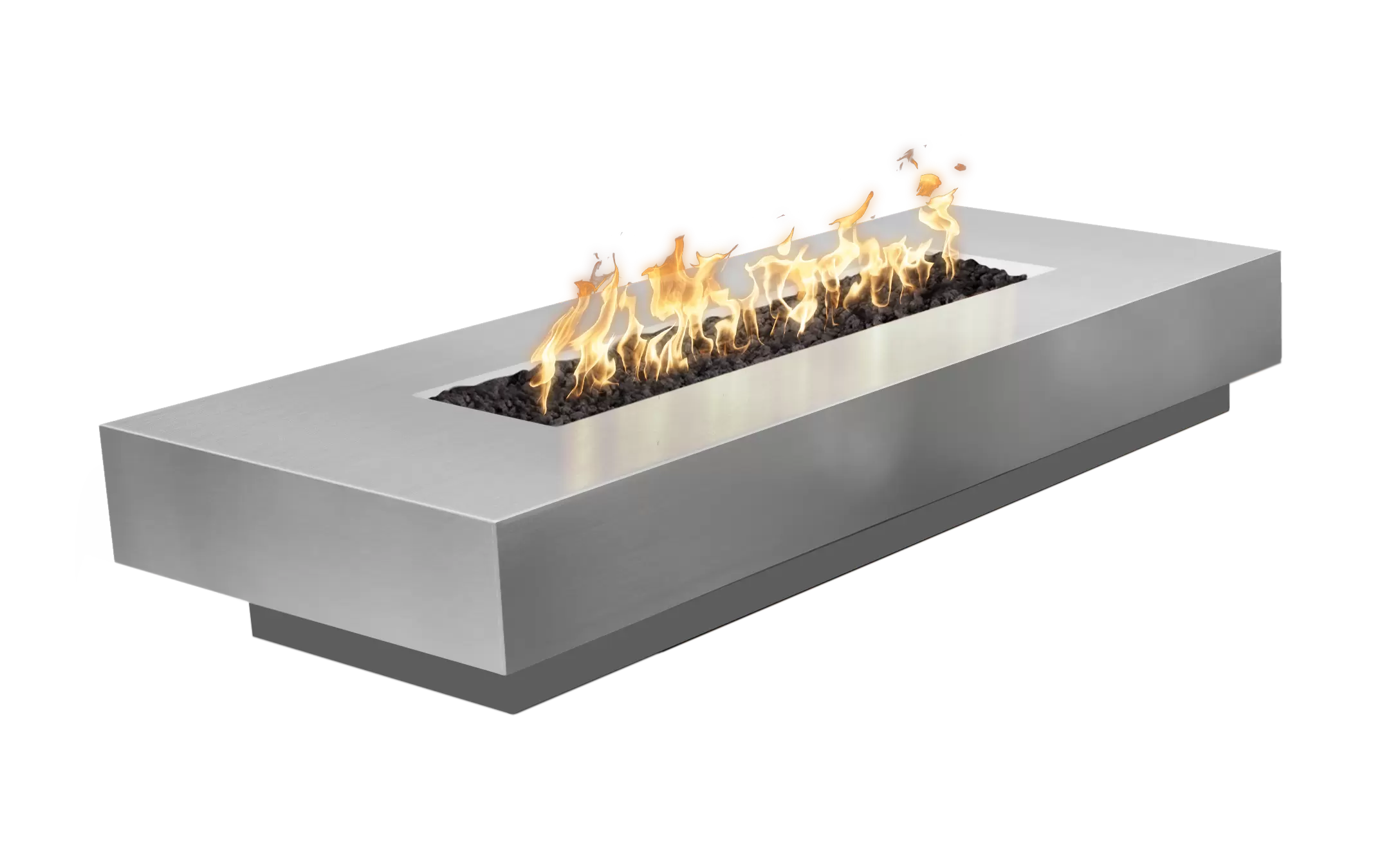 The Outdoor Plus Linear Cabo Metal Fire Pit