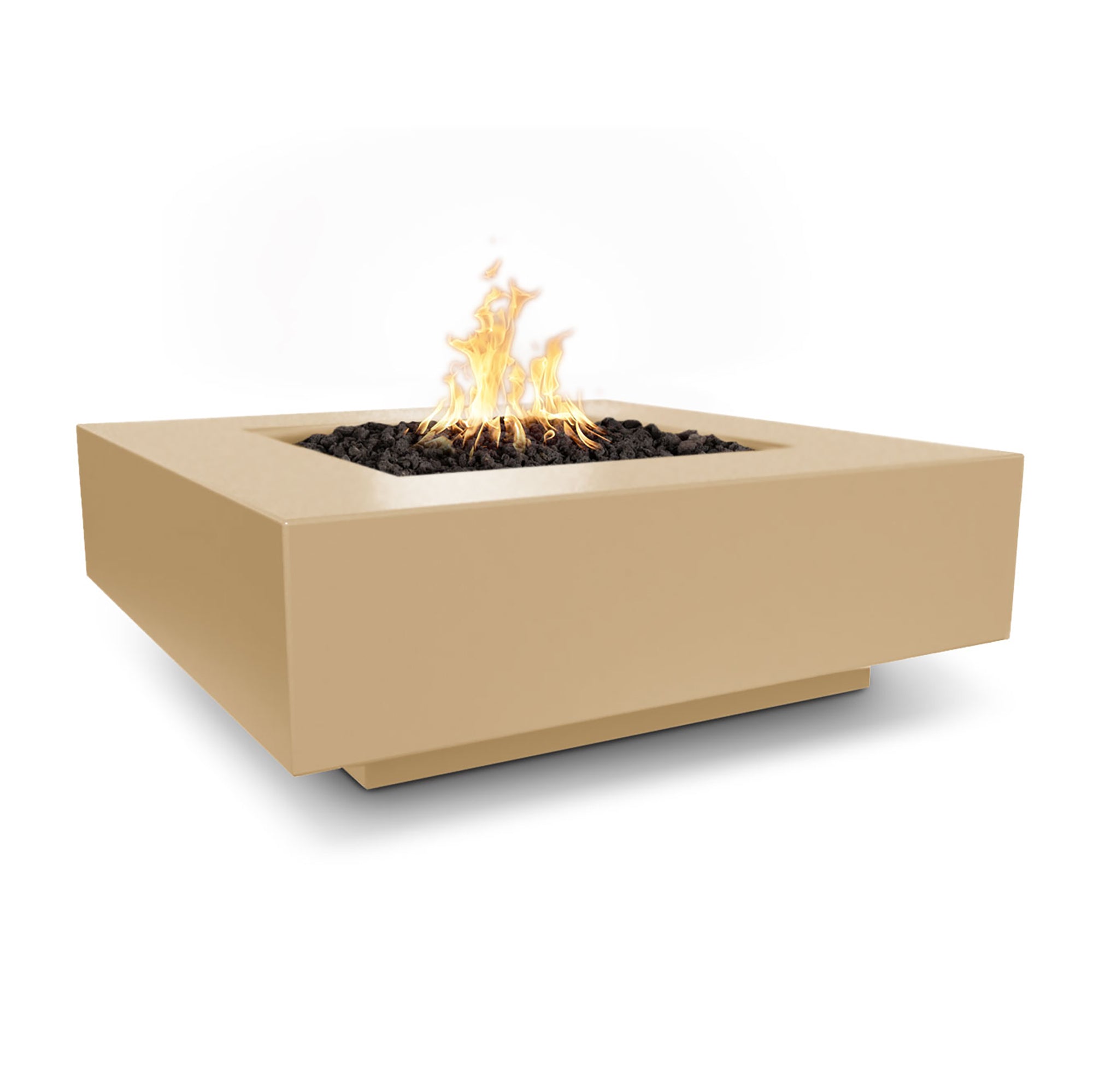 The Outdoor Plus Cabo Square Fire Pit - GFRC Concrete