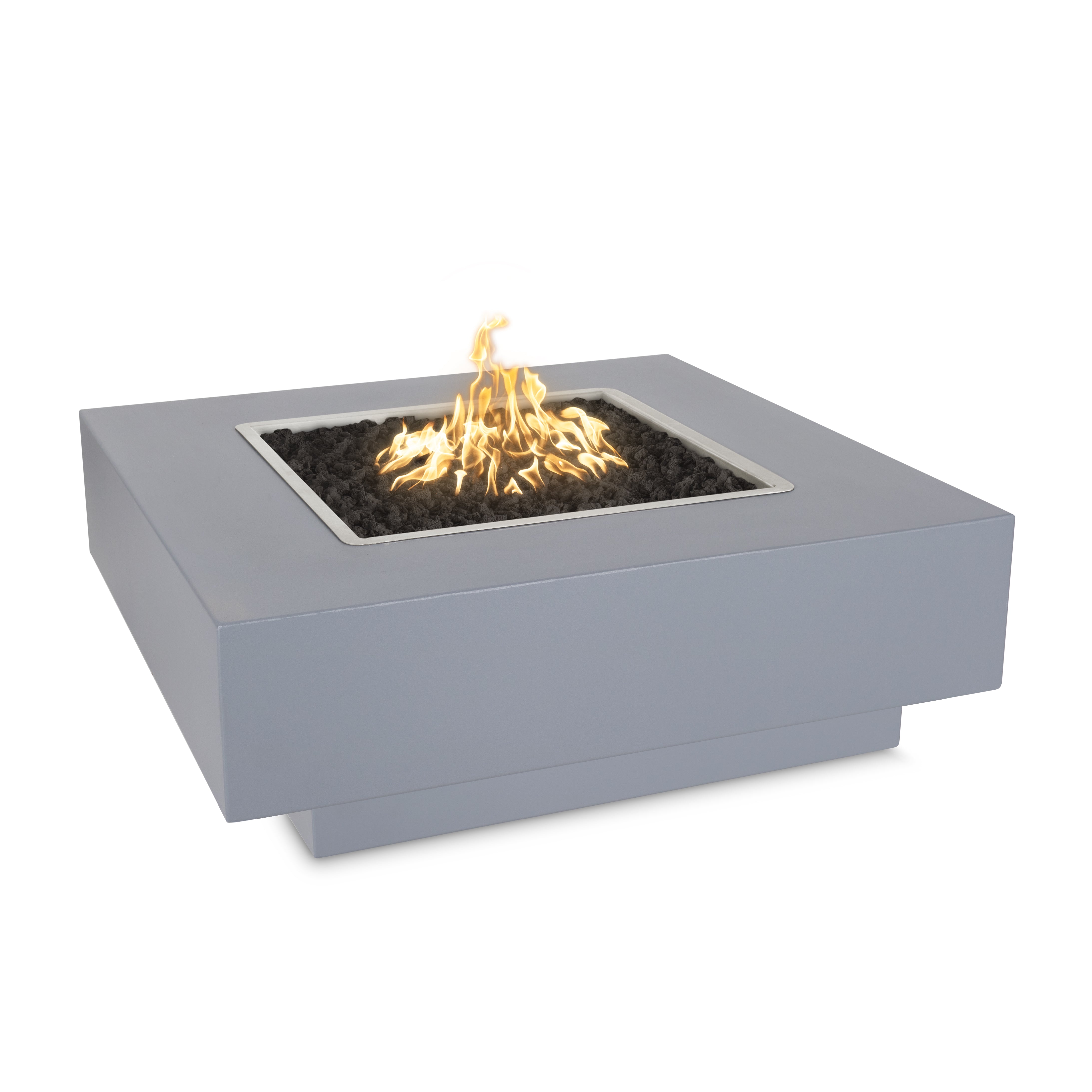 The Outdoor Plus Cabo Square Fire Pit - Metal Powder Coat