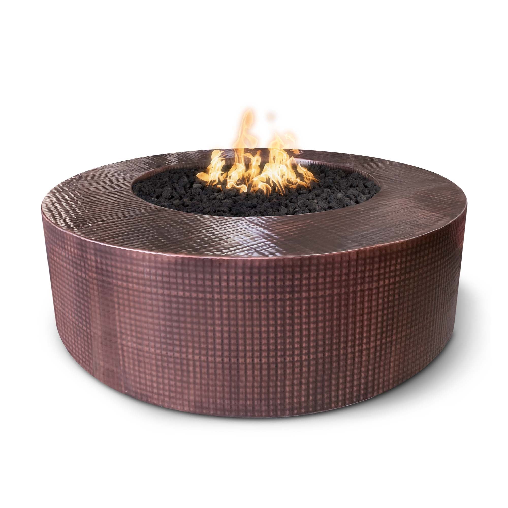The Outdoor Plus Unity Fire Pit - Hammered Copper 18″ Tall
