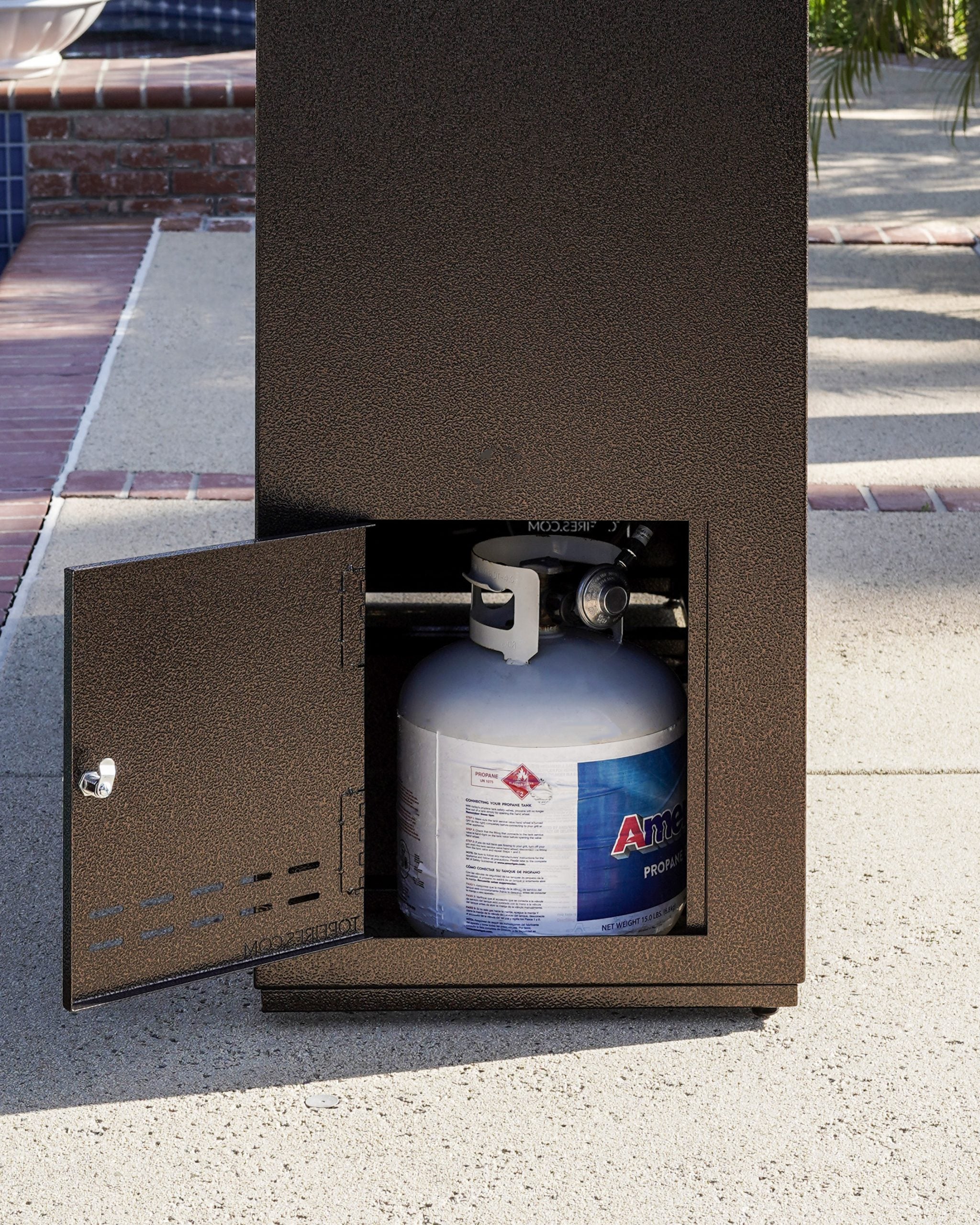 The Outdoor Plus The Williams Fireplace - Metal Powder Coat