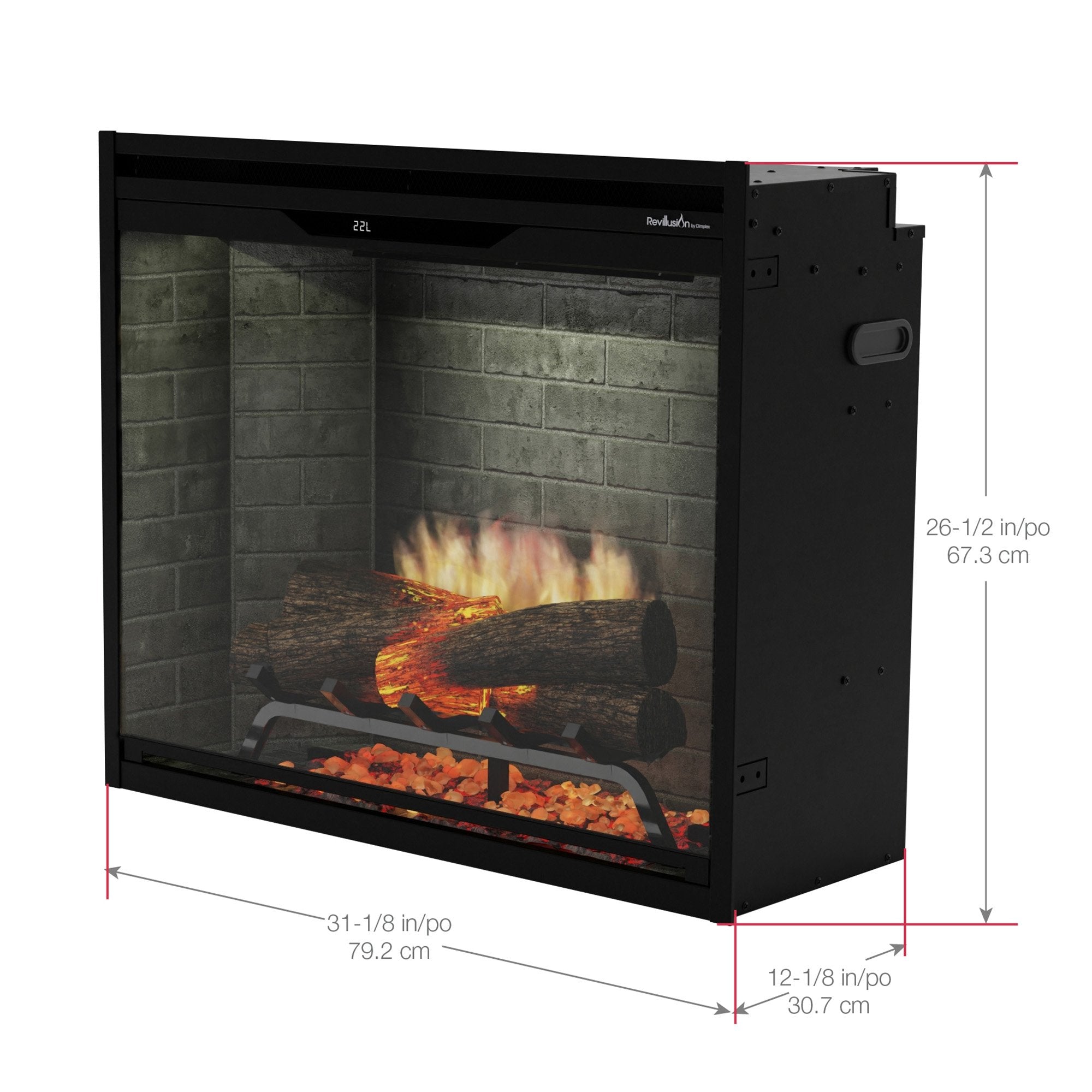 Dimplex Revillusion Built-In Firebox