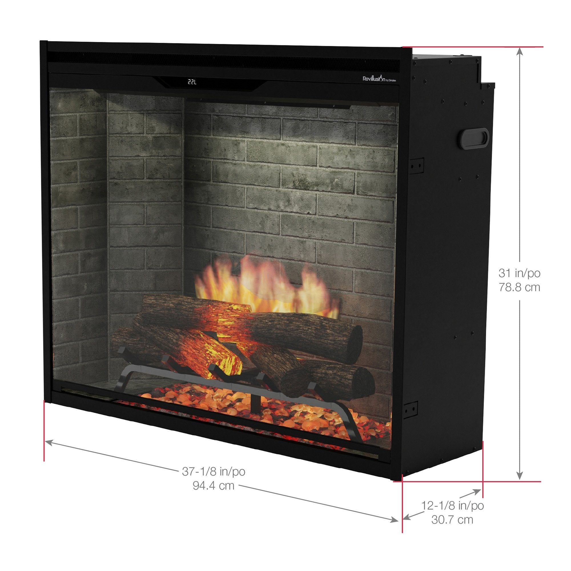 Dimplex Revillusion Built-In Firebox