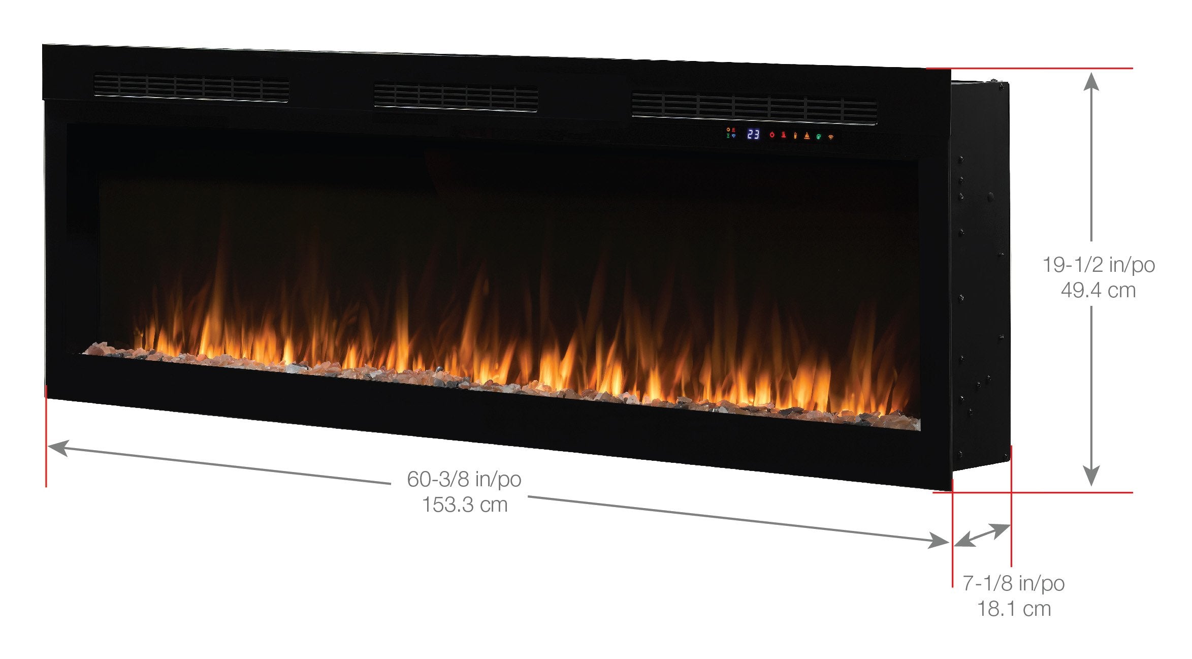 Dimplex Vital Sense Linear Electric Fireplace