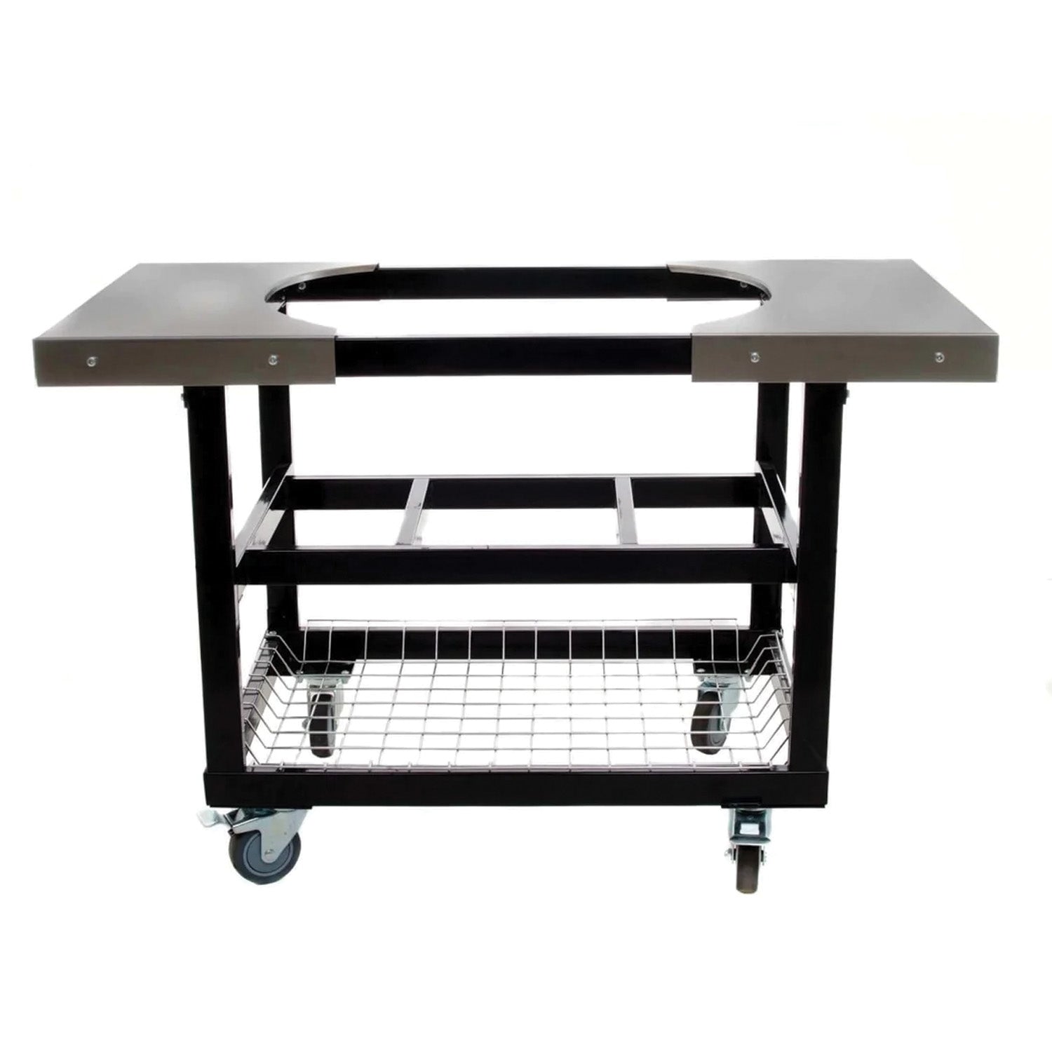 Primo Cart Base with Basket & Stainless Side Shelves