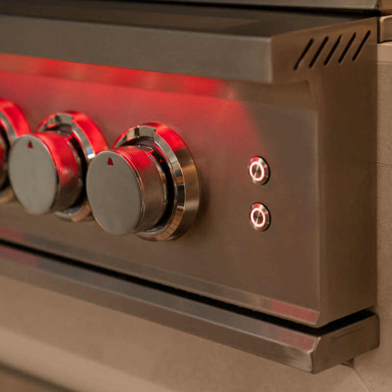 TrueFlame 32 Inch 4 Burner Built-In Gas Grill