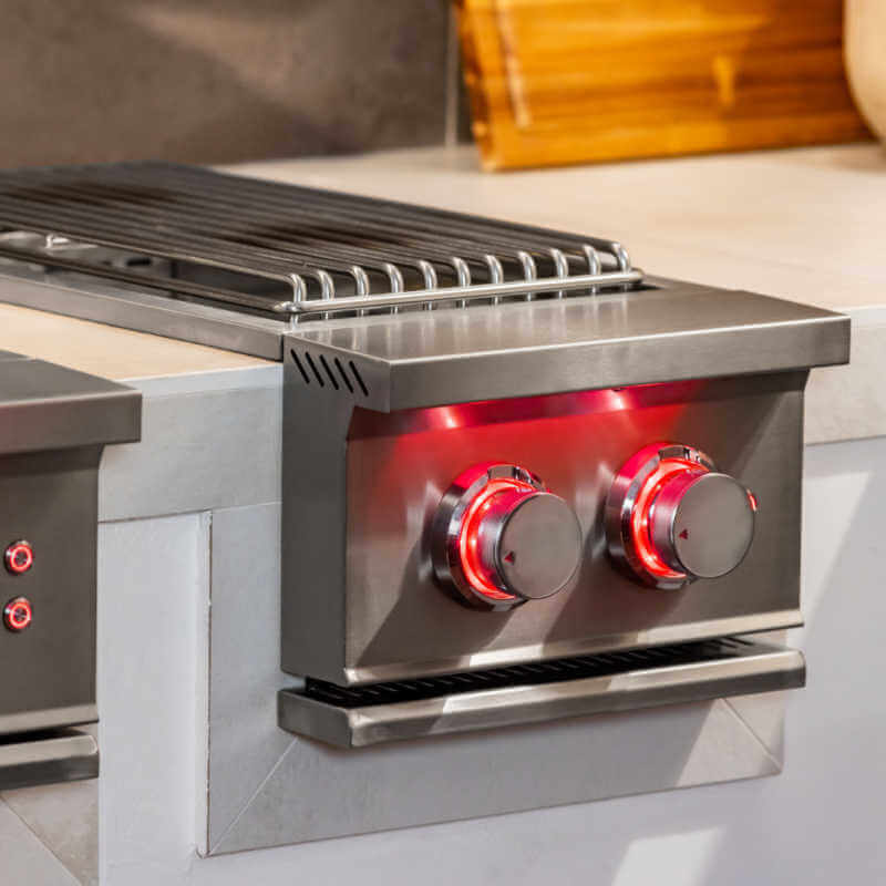 Trueflame Built-In Double Side Burner
