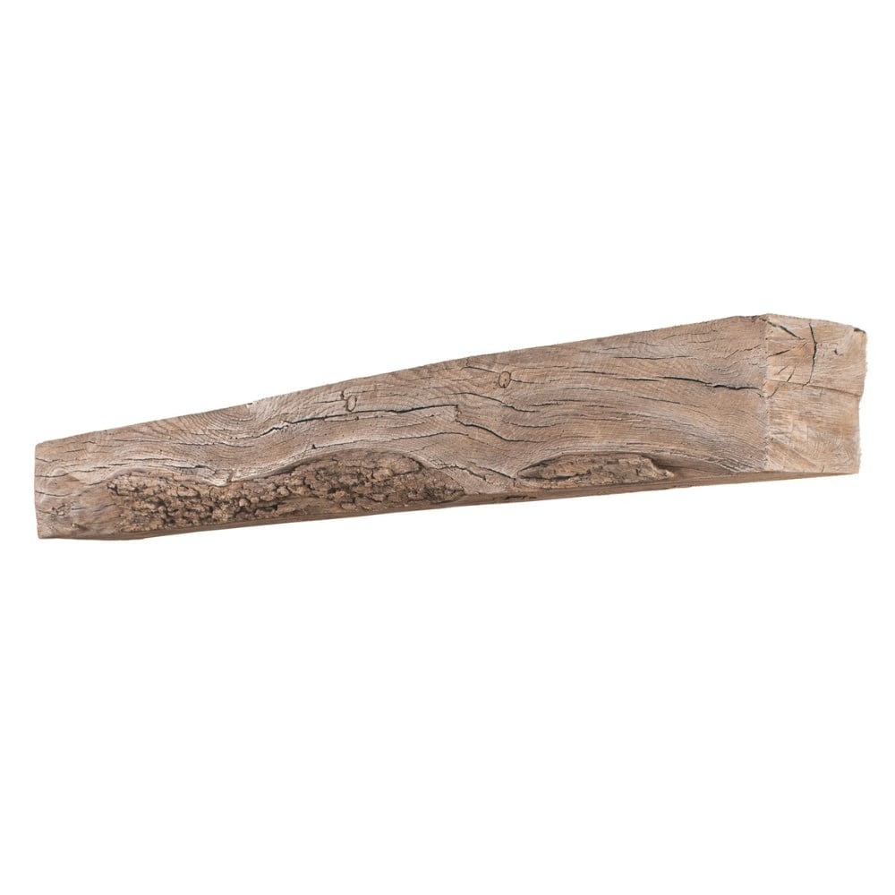 Side View of Lexington Hearth Rickhouse Faux Wood Mantel Shelf - Pale Honey