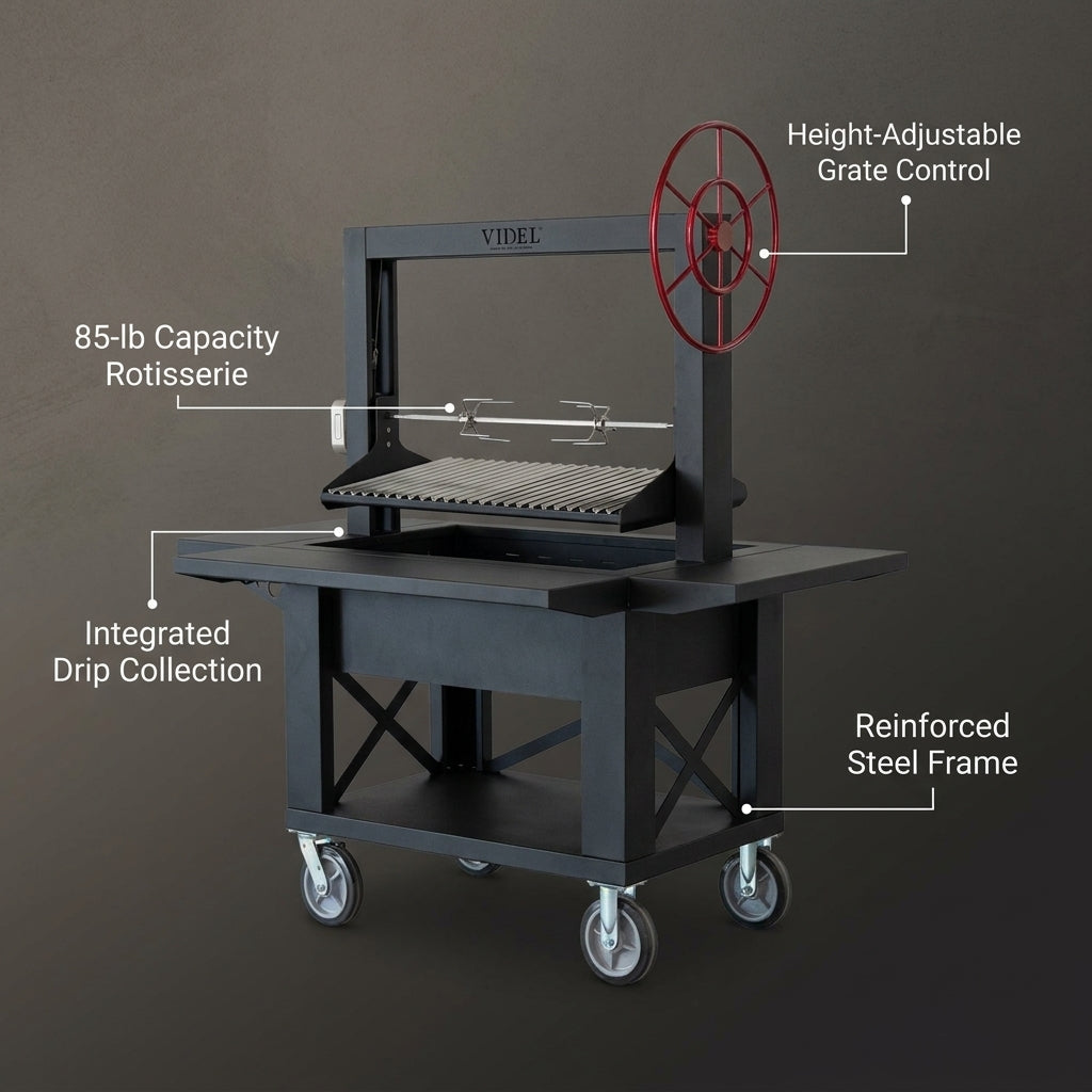 Videl Brasa I Santa Maria / Argentinian Style Grill — Feature Infographic