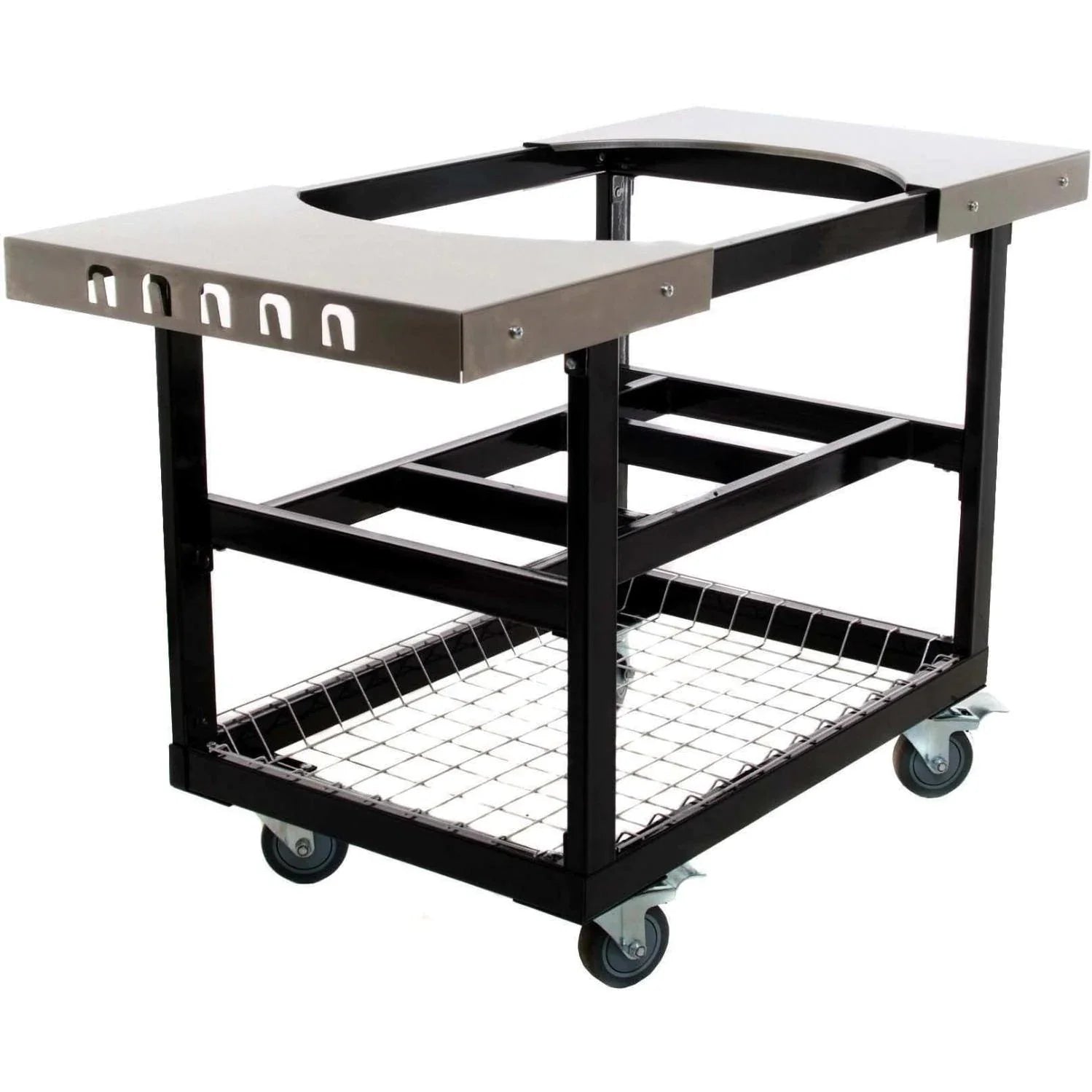 Primo Cart Base with Basket & Stainless Side Shelves