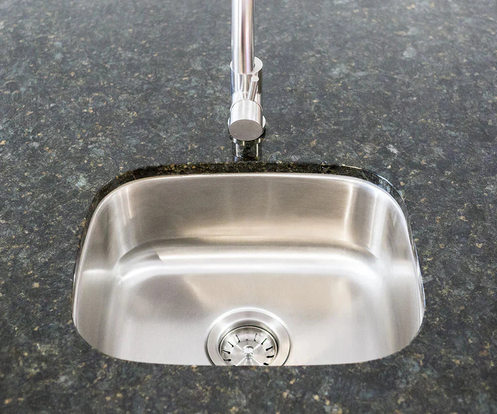 Summerset 19-Inch Undermount Sink & 360º Hot/Cold Faucet Top View