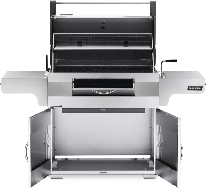 Napoleon Professional 605 Charcoal Grill with 430 Stainless Steel Cart