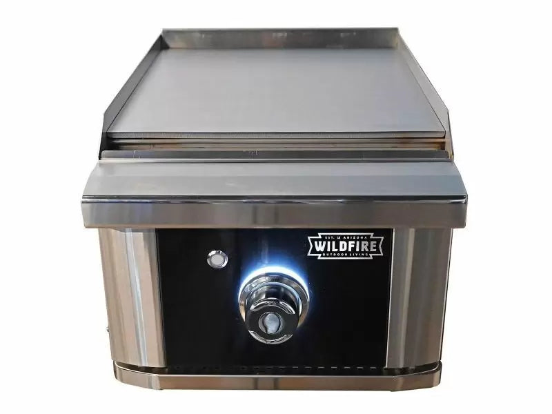Wildfire Ranch Side 15" 1-Burner Stainless Steel Gas Griddle