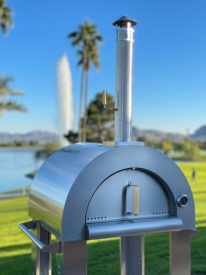 KoKoMo 32” Wood Fired Stainless Steel Pizza Oven