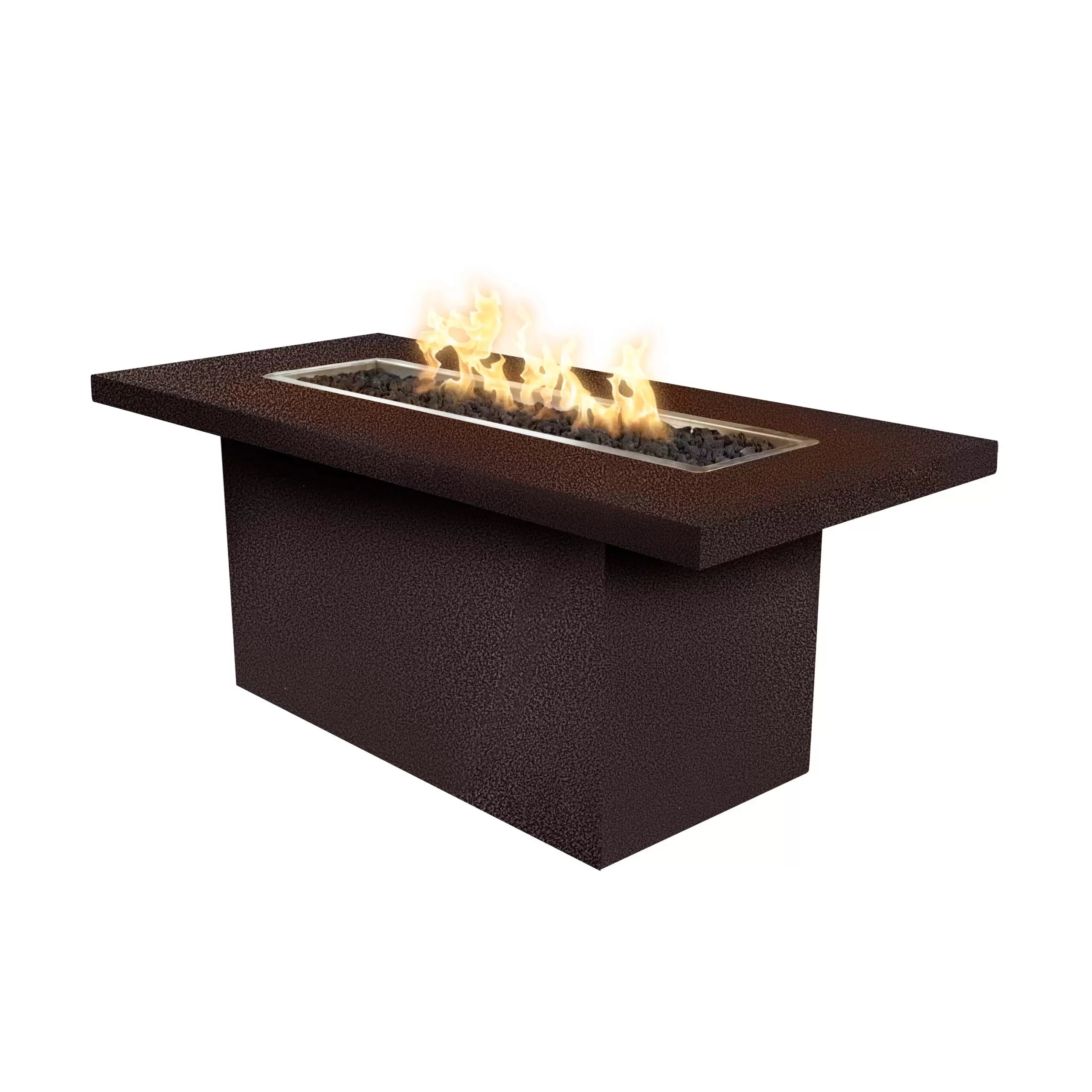 The Outdoor Plus Bella Linear Fire Table - Metal Collection