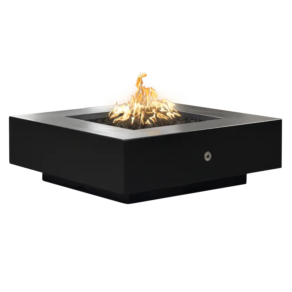 The Outdoor Plus Cabo Square Fire Pit - GFRC Concrete