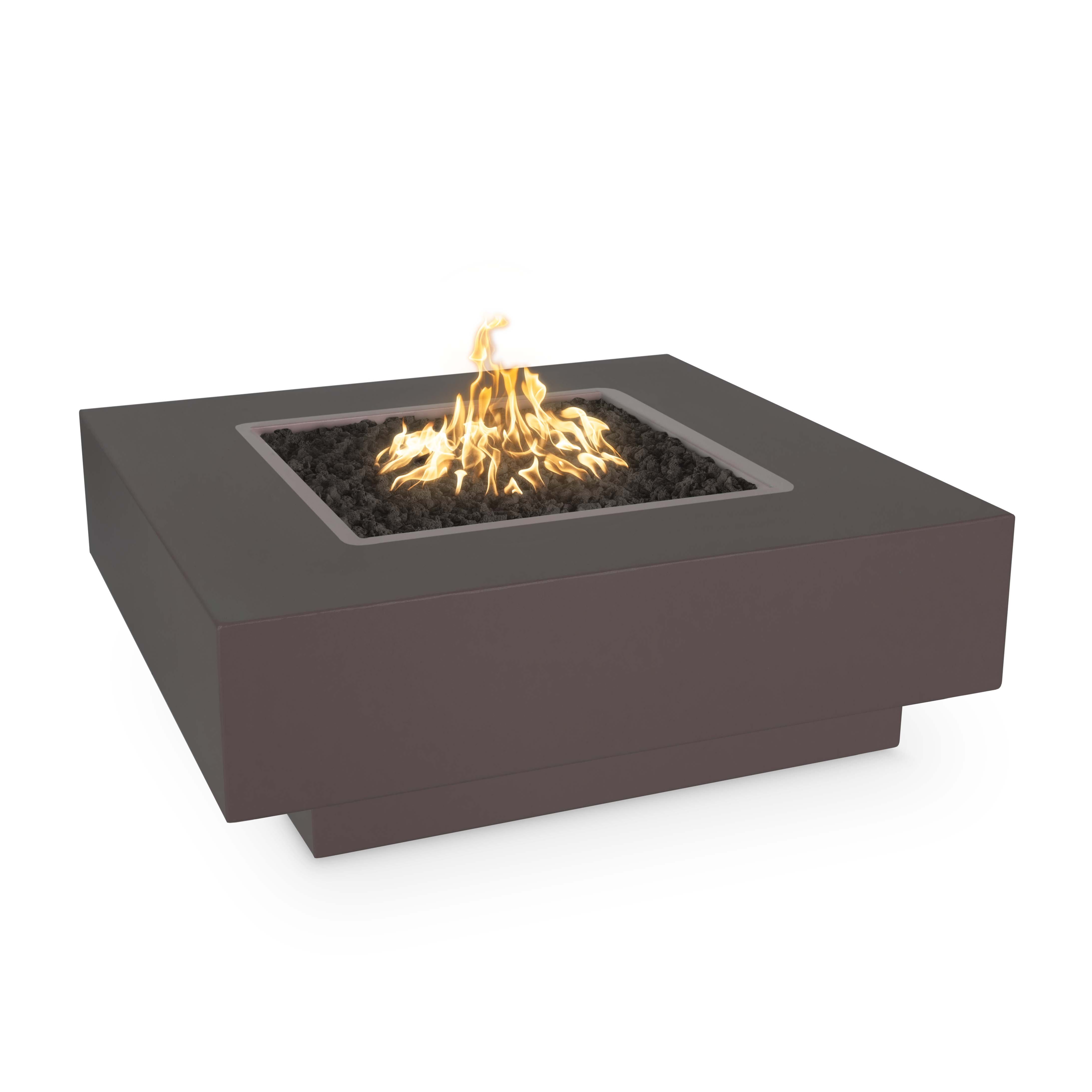 The Outdoor Plus Cabo Square Fire Pit - Metal Powder Coat