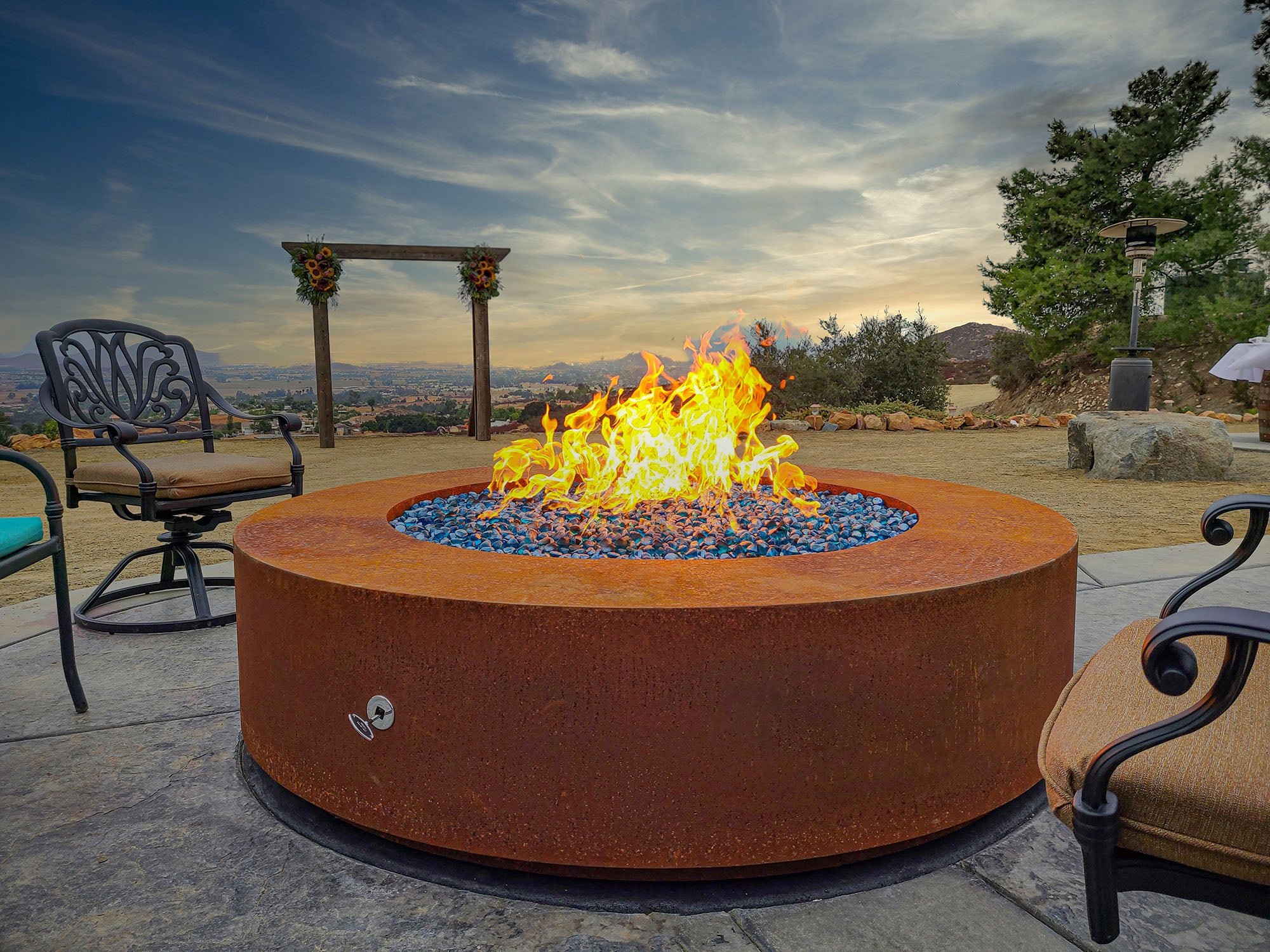 The Outdoor Plus Unity 24″ Tall Fire Pit