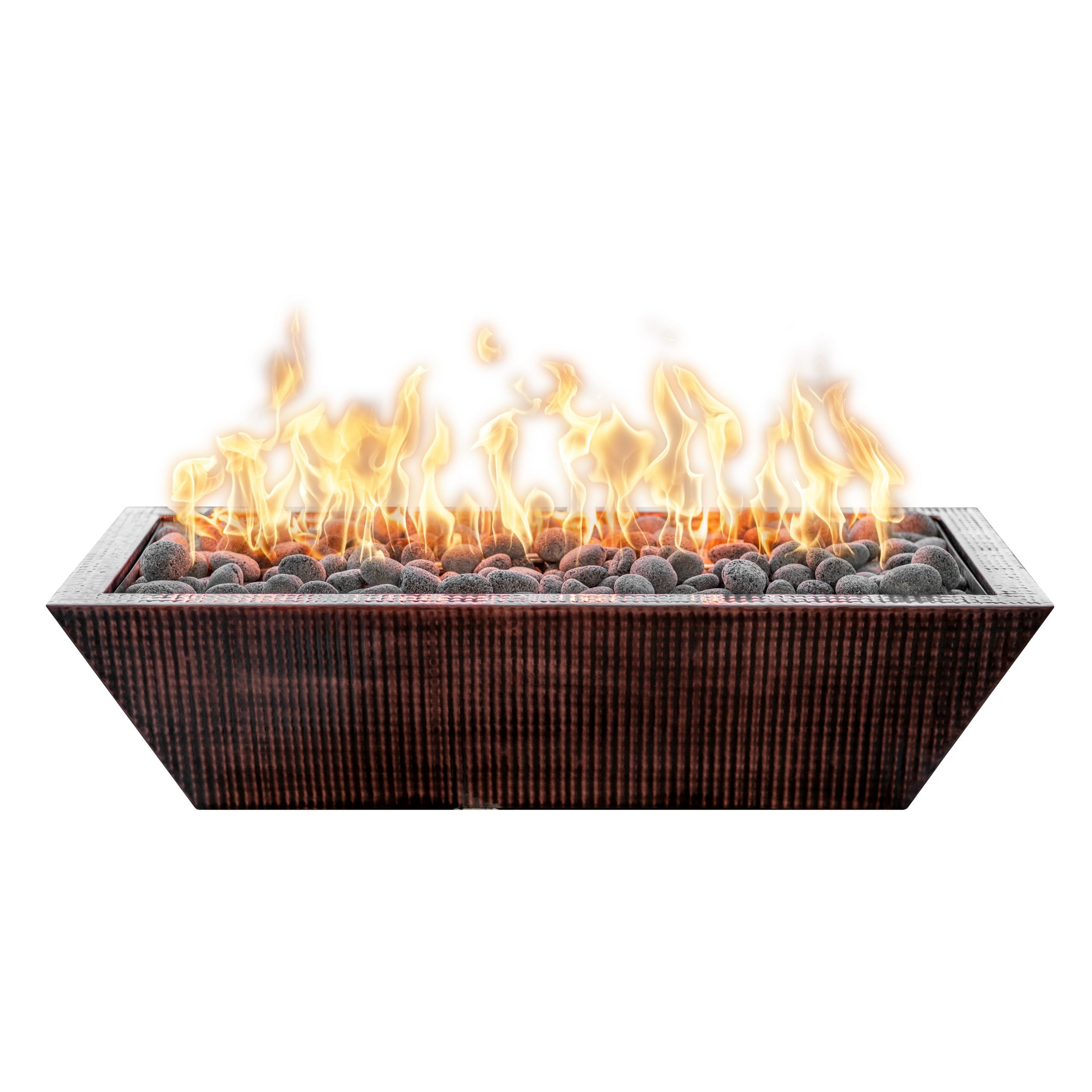 The Outdoor Plus Maya Fire Bowl - Linear Metal Collection