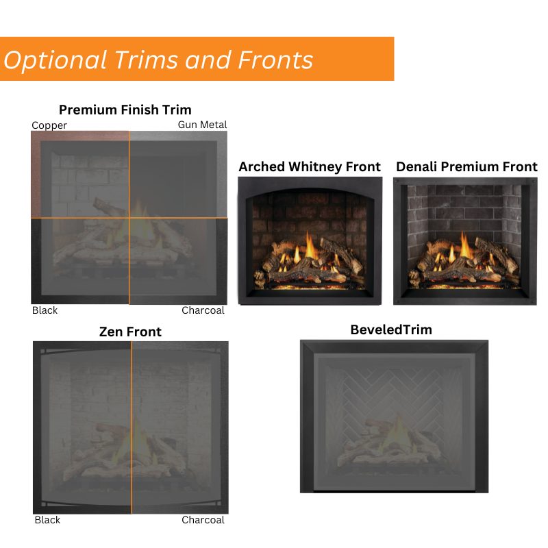 Napoleon Elevation X 42" Direct Vent Gas Fireplace
