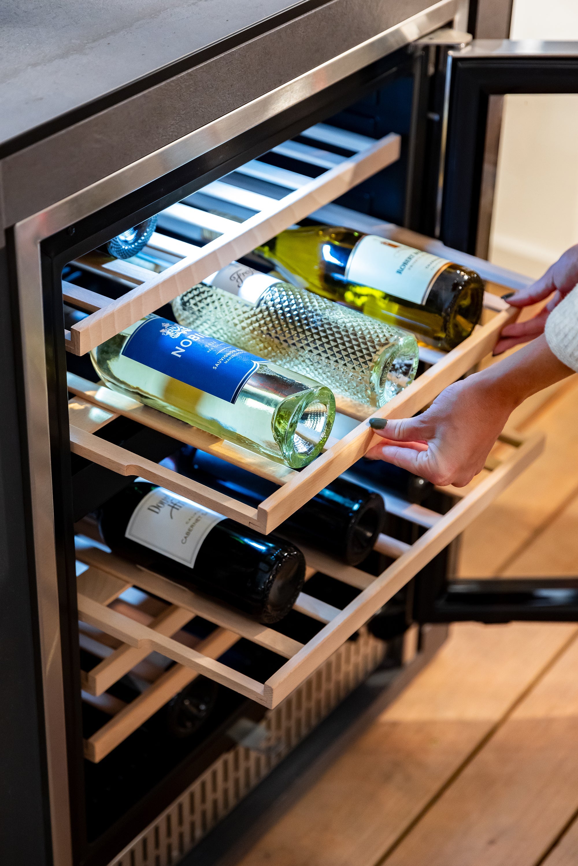 Summerset 24″ Outdoor Rated Dual-Zone Wine Cooler