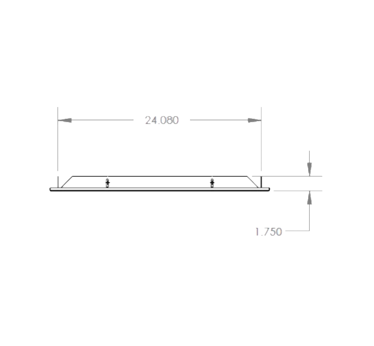 Summerset RTK-24SM Top Dimensions