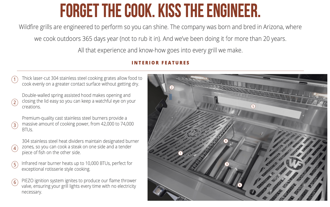 Wildfire Ranch PRO 36" 3-Burner Stainless Steel Gas Grill