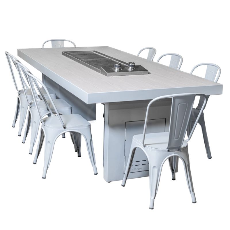 Videl Alameda Cooking Table With The Anza 2 Burner Grill