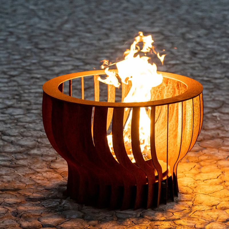 The Outdoor Plus The Neutron Fire Sculpture