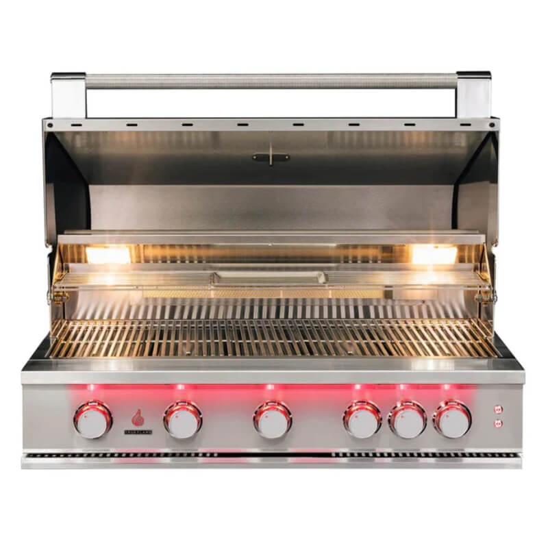 TrueFlame 40 Inch 5 Burner Built-In Gas Grill