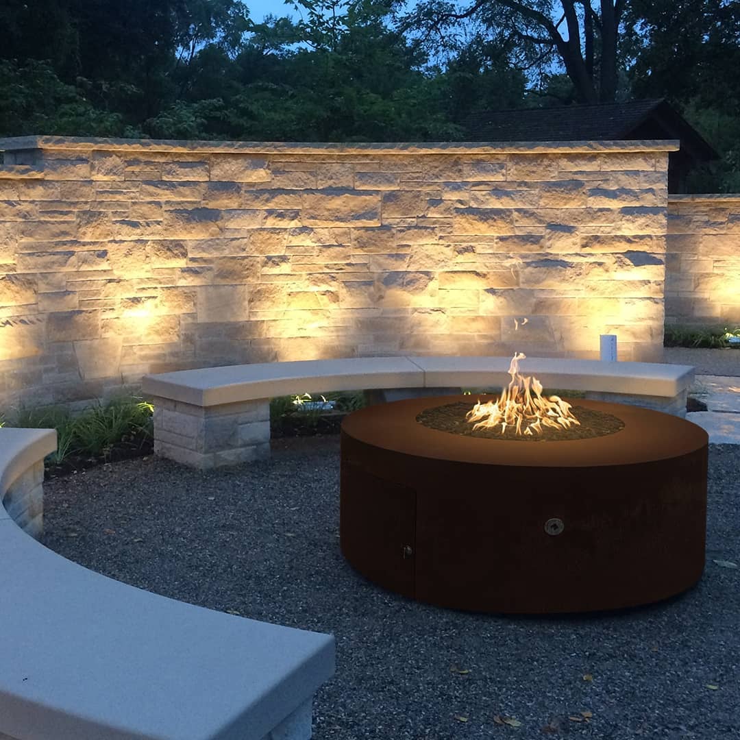 The Outdoor Plus Unity 24″ Tall Fire Pit