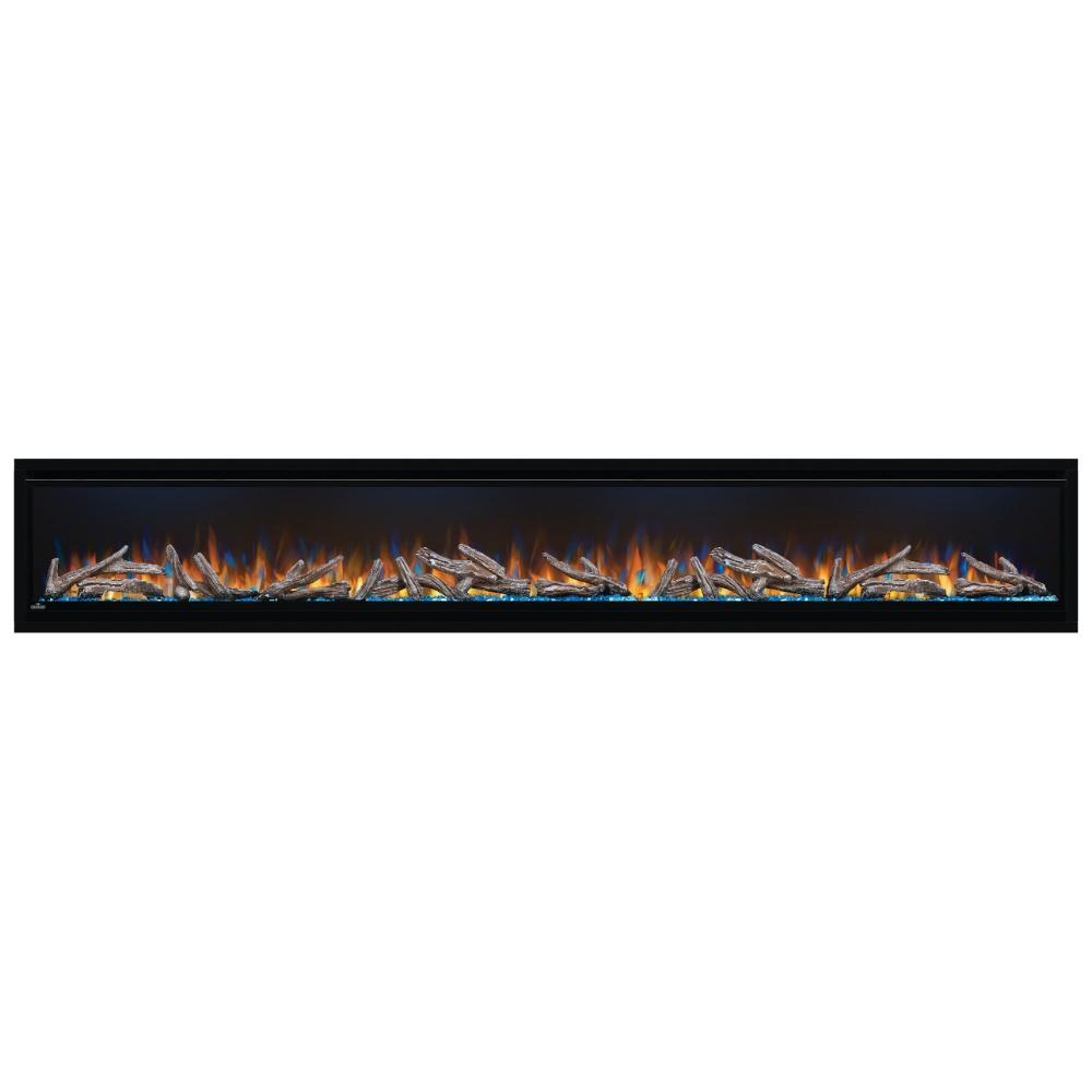 Napoleon Alluravision Deep 100" Built-in /Wall Mounted Electric Fireplace with blue ember bed lights