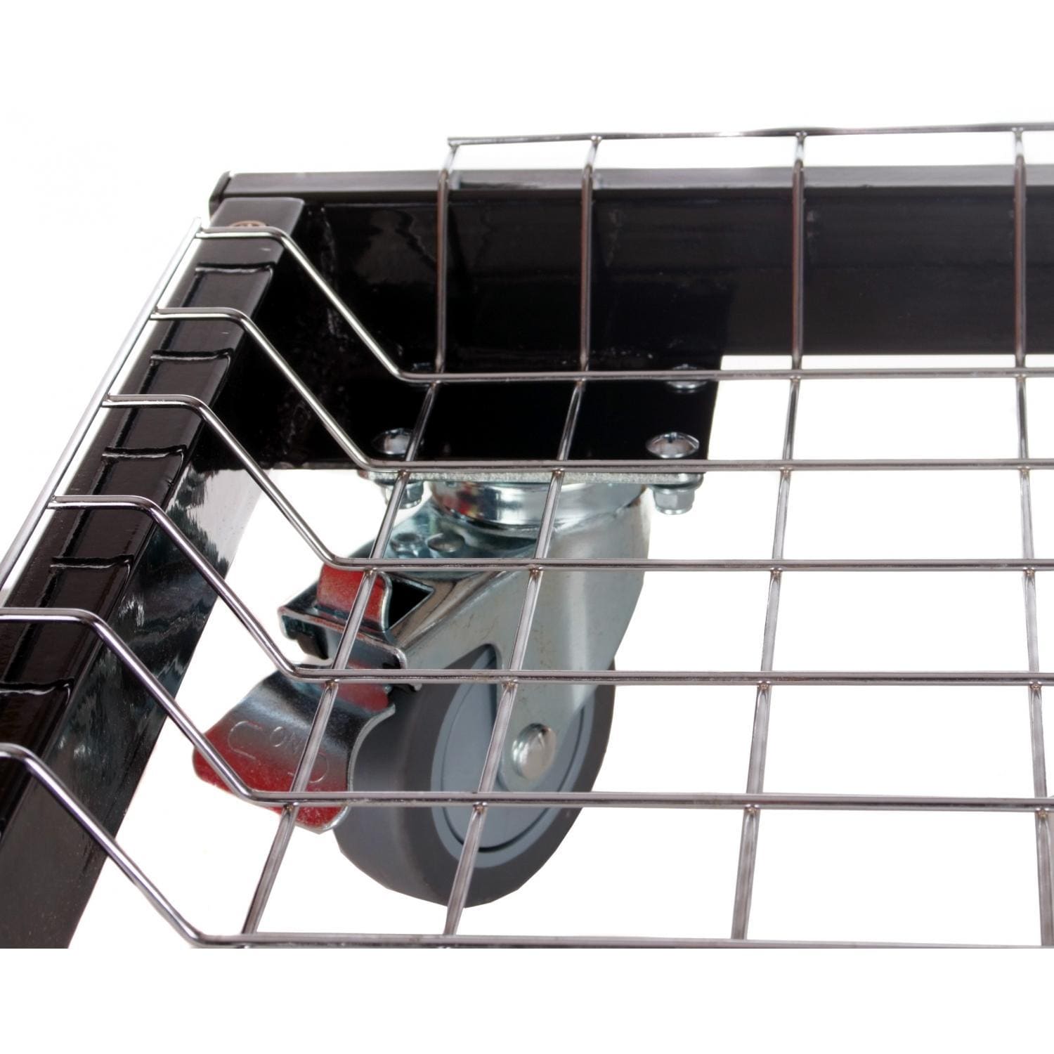 Primo Cart Base with Basket & Stainless Side Shelves